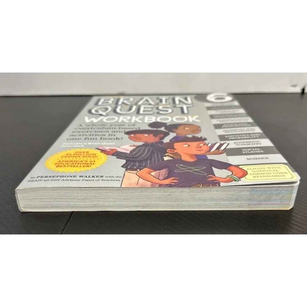 NEW Brain Quest Educational Homeschool Workbook learn 6th Grade school